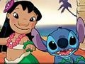 Lilo og Stitch gaman afslöppun á ströndinni til að spila á netinu